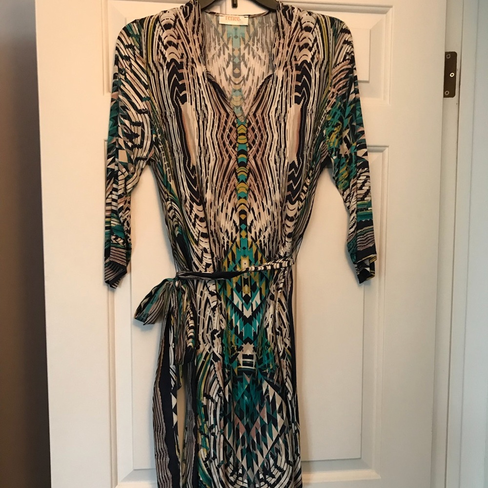 3/4 sleeved dress